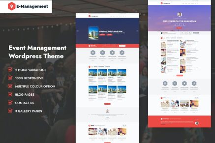 Event Management 1.9.6 WordPress Theme