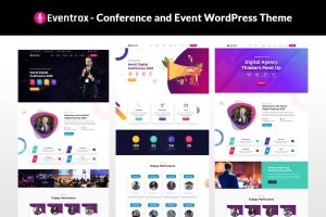 Eventrox – Conference and Event WordPress Theme