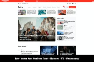 Evior – Modern Magazine WordPress Theme