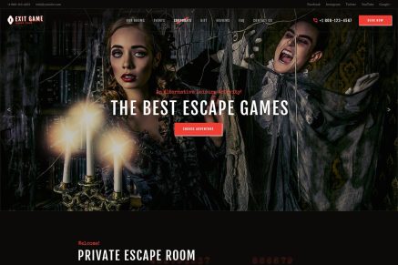 Exit Game 1.4.2 WordPress Theme