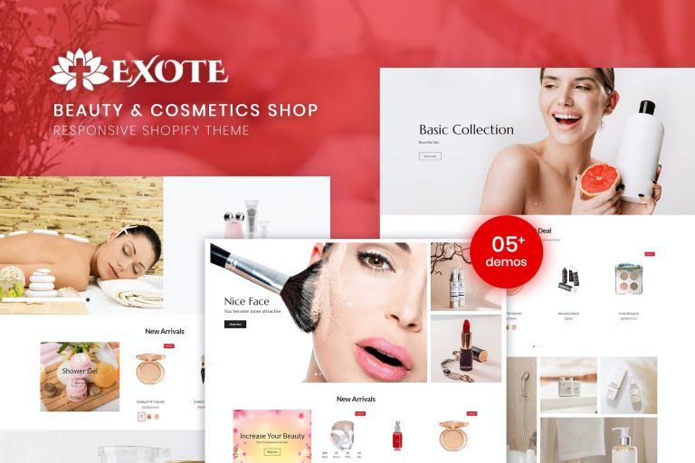 Exote – Beauty & Cosmetics Shopify Theme