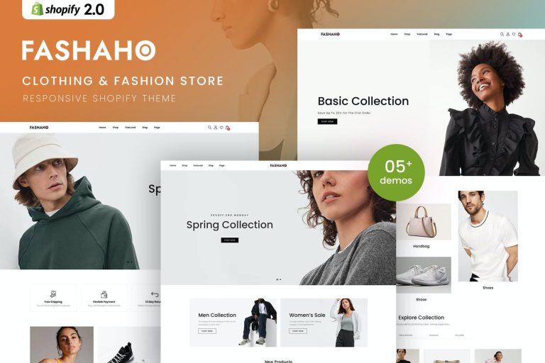 Fashaho – Clothing & Fashion Shopify Theme