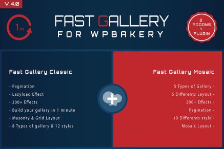 Fast Gallery for WPBakery WordPresss Plugin 4.0