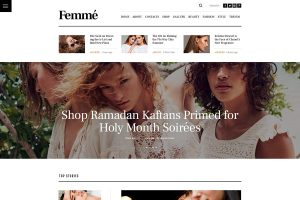 Femme – Online Magazine & Fashion Blog WordPress Theme