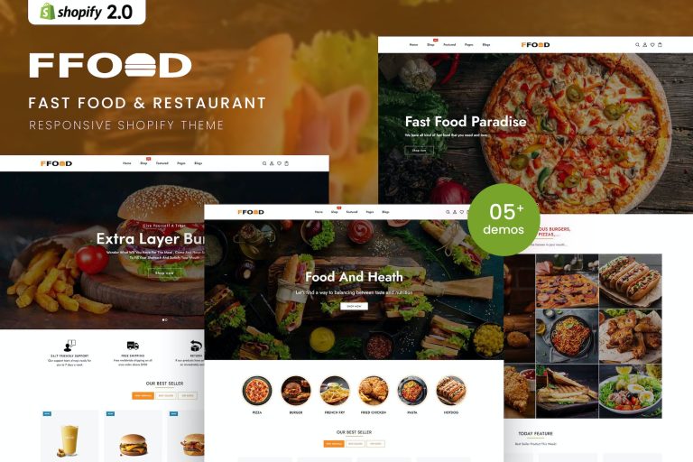 FFood – Fast Food & Restaurant Shopify Theme
