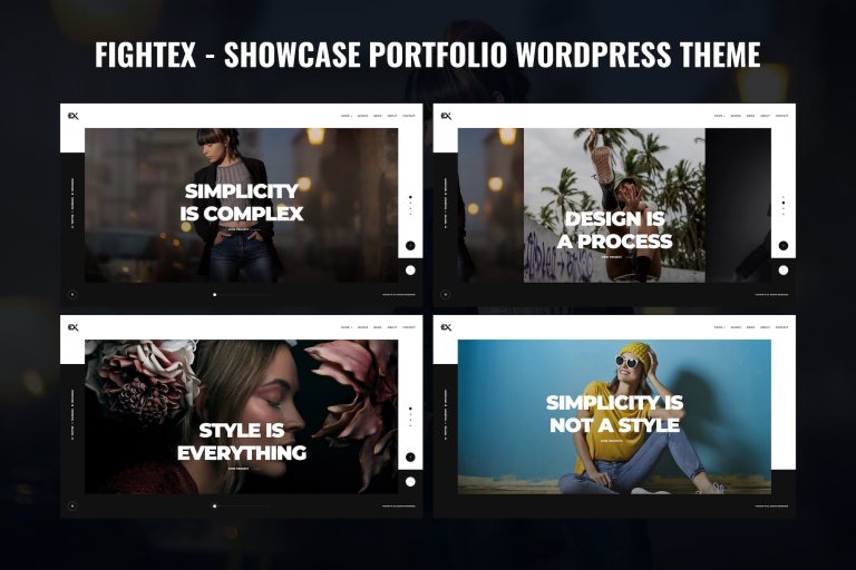 Fightex – Showcase Portfolio WordPress Theme