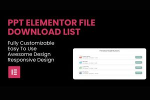 File Download List Elementor Widget