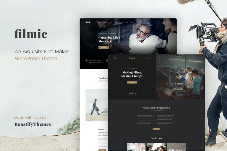 Filmic – Movie Studio & Film Maker WordPress Theme