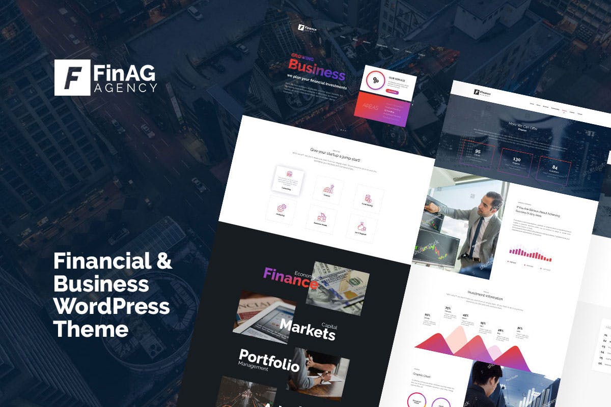 Finag- Creative & Finance Agency 1.5.0 WordPress Theme