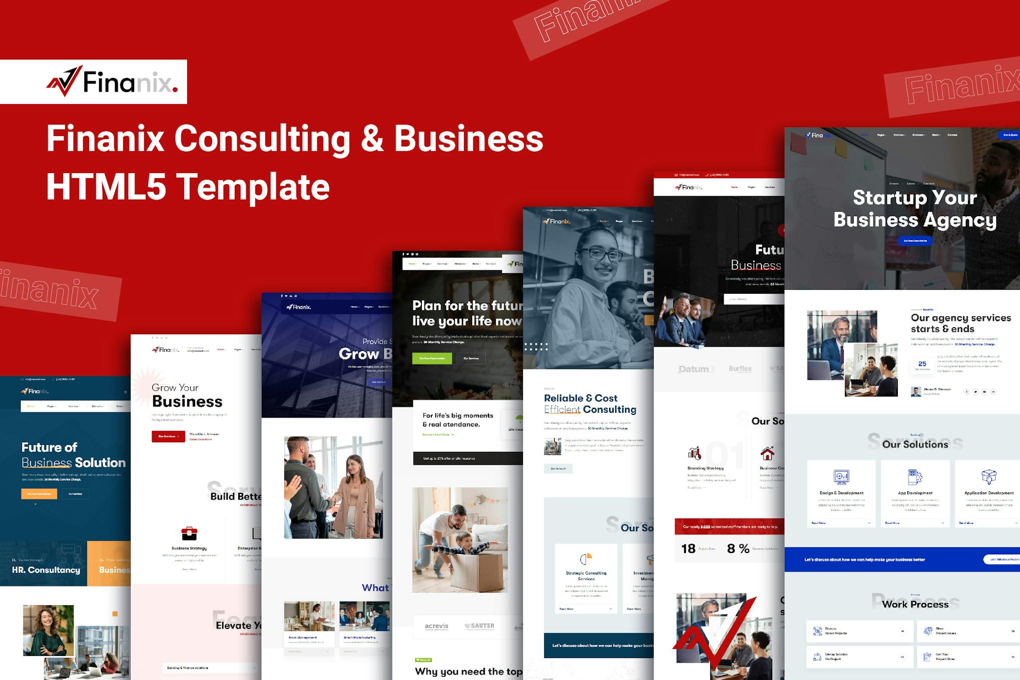 Finanix - Consulting & Business HTML Template