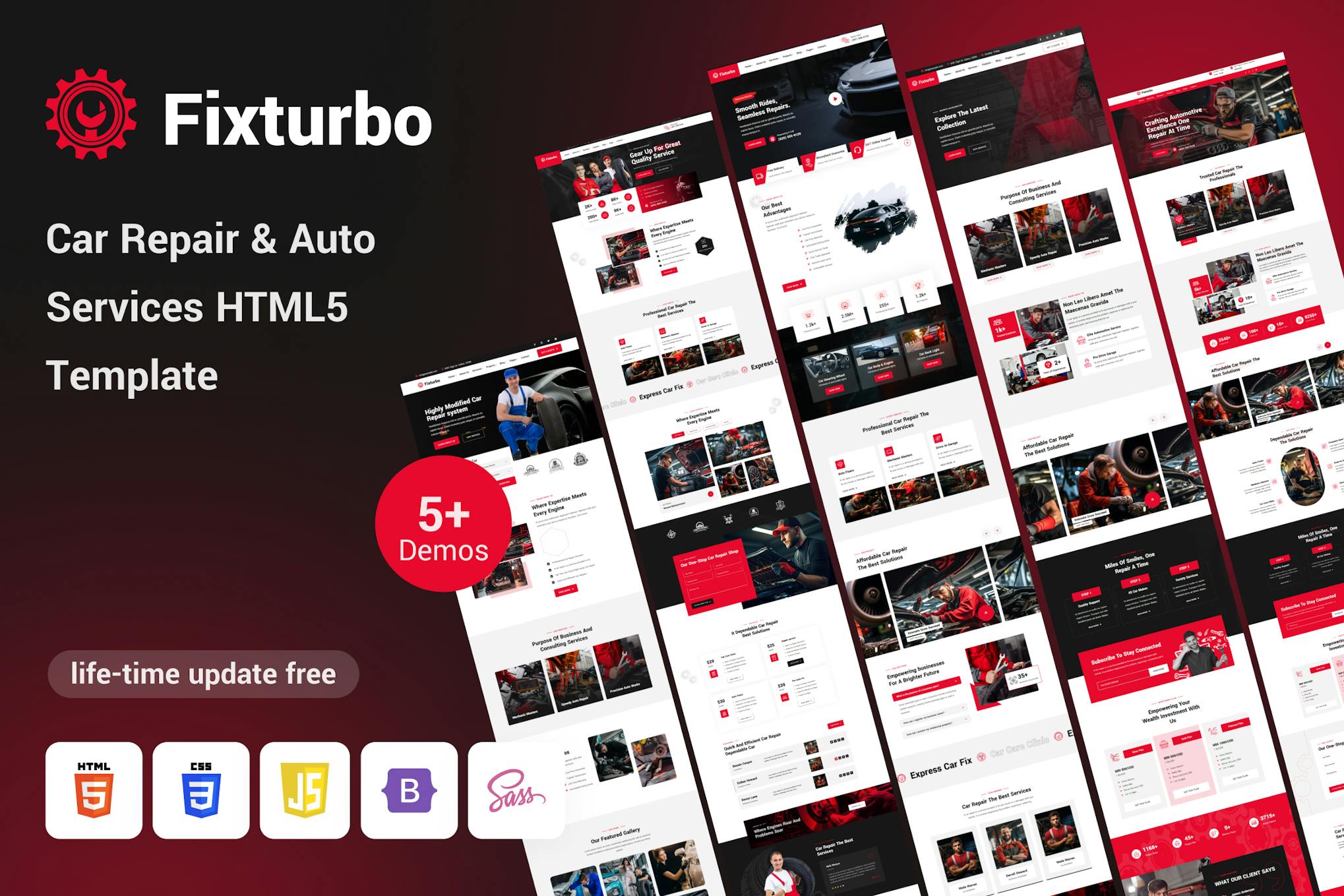 Fixturbo - Car Repair & Auto Services HTML