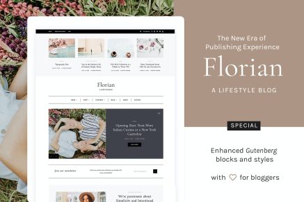 Florian- Responsive Personal Blog 1.5 WordPress Theme