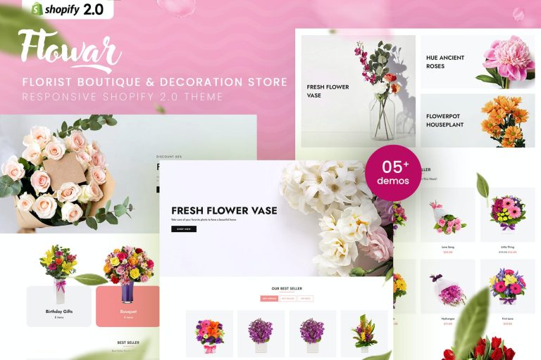 Flowar – Florist Boutique & Decoration Store