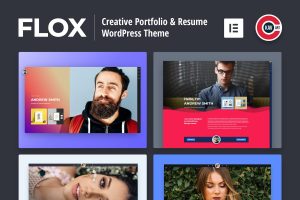 FLOX – Personal Portfolio & Resume WordPress Theme
