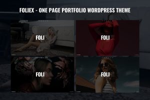 Foliex – One Page Portfolio WordPress Theme