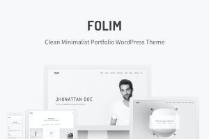 Folim – Clean Minimalist Portfolio WordPress Theme