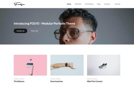 Folyo - Modular Portfolio Theme 1.0