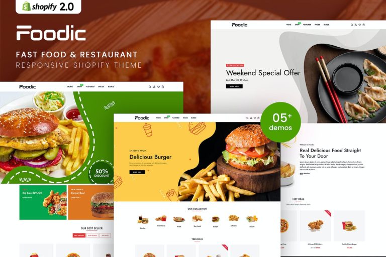 Foodic – Fast Food & Restaurant Shopify Theme