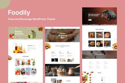 Foodily- Food and Beverage 1.2 WordPress Theme