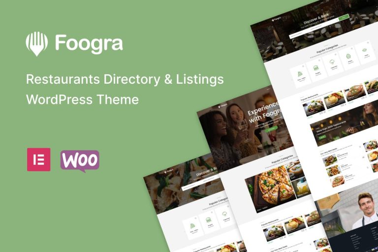 Foogra – Restaurants Listings WordPress Theme
