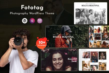 Fototag- Photography 1.3.9 WordPress Theme