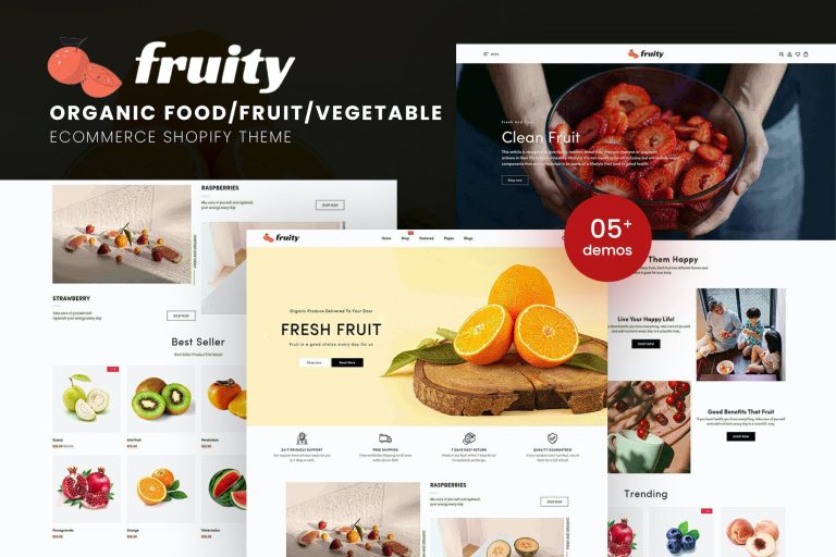 FruityFlavor – Organic Food e-Commerce Shopify