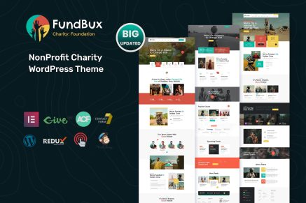 Fundbux- Charity & Fundraise 1.5.0 WordPress Theme