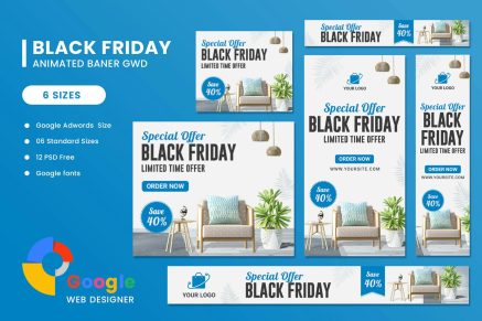 Furniture HTML Banner Ads GWD