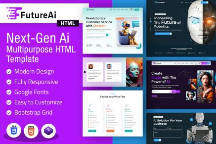 Future AI - Robotics Multipurpose HTML Template