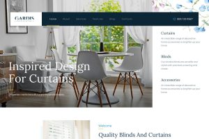 Gardis – Blinds and Curtains Studio & Shop WordPress Theme