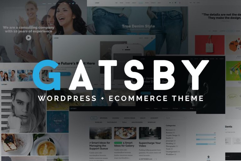 Gatsby – WordPress + eCommerce Theme
