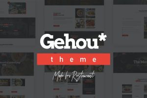Gehou – A Modern Restaurant & Cafe Theme