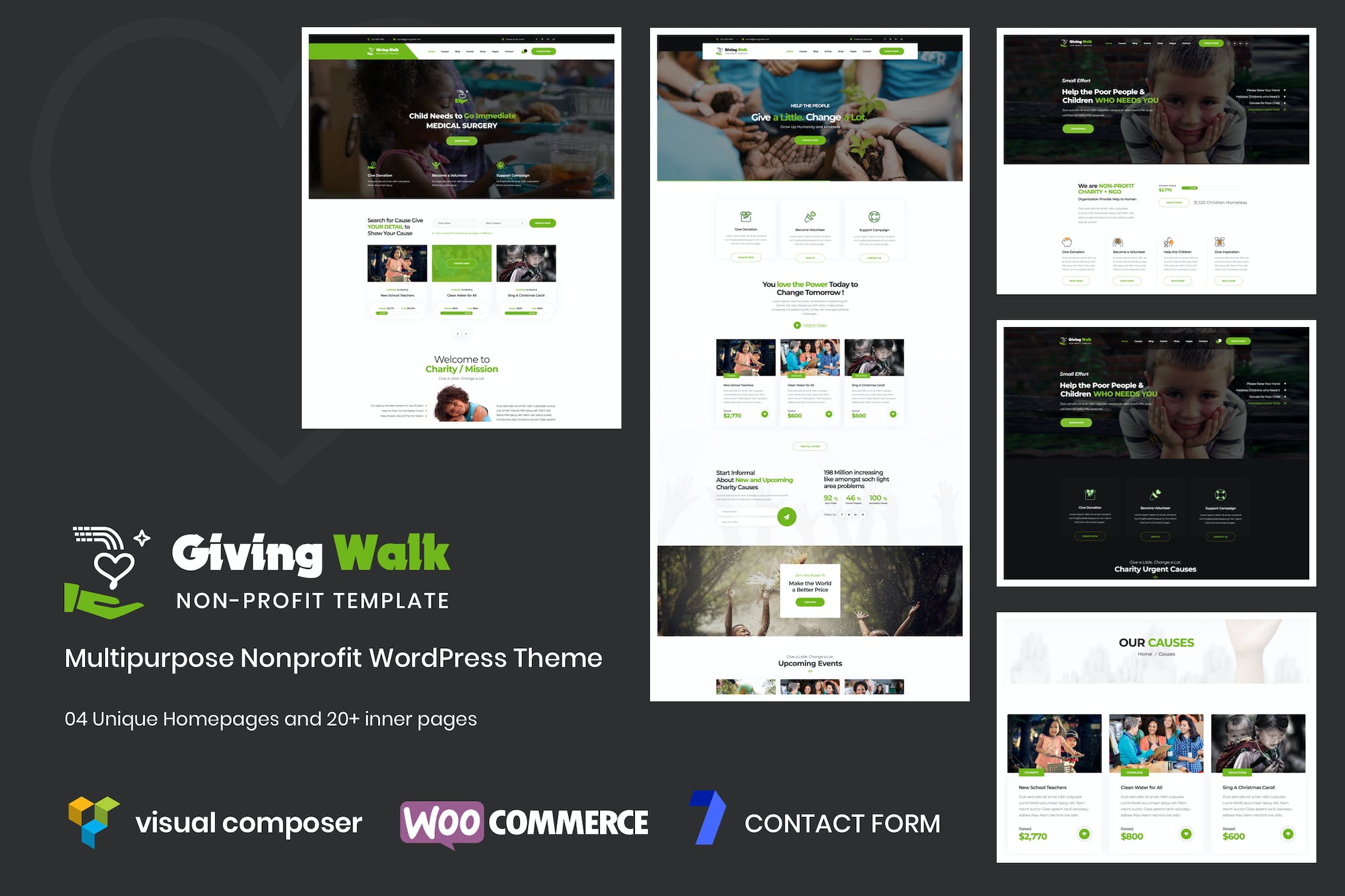GivingWalk- Multipurpose Nonprofit 2.1 WordPress Theme
