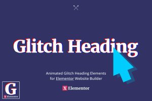 Glitch Heading for Elementor