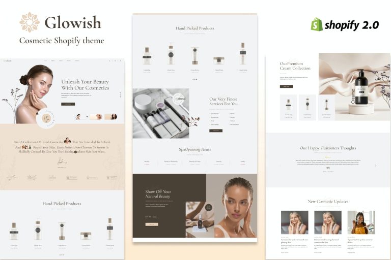 Glowish – Beauty Store Shopify Theme