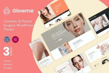 GlowME- Cosmetic & Plastic Surgery 1.0.0 WordPress Theme