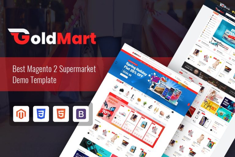 GoldMart – Modern Marketplace Magento Theme