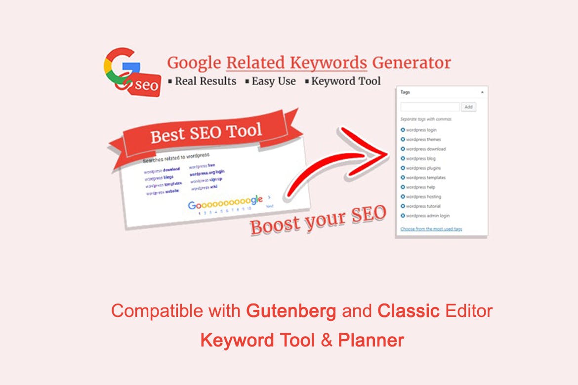 Google Related Keywords Generator - WordPresss SEO 1.1.0