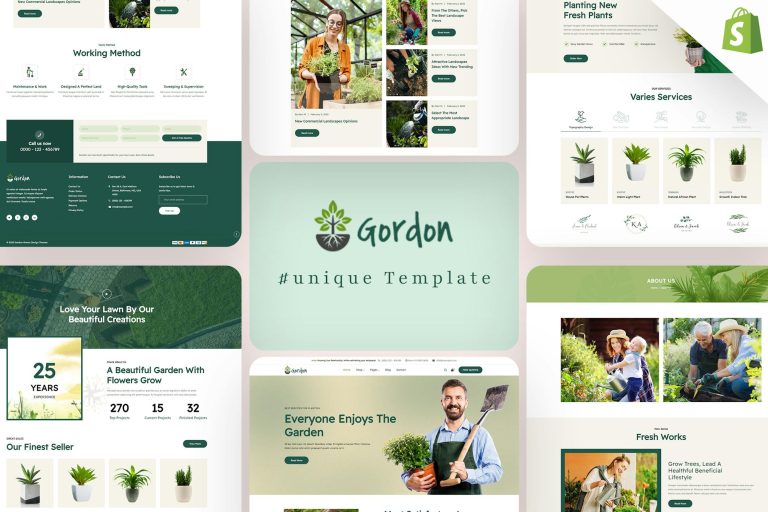 Gordon – Responsive Gardening Shop Shopify Theme