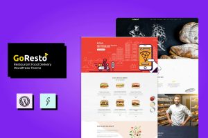 GoResto – Restaurant Food Delivery WordPress Theme