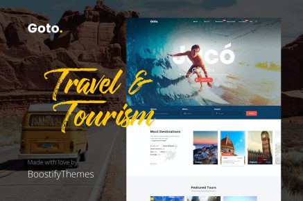Goto- Tour & Travel 2.6 WordPress Theme