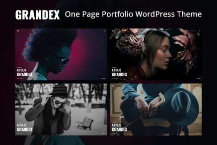 Grandex- One Page Portfolio 1.0 WordPress Theme