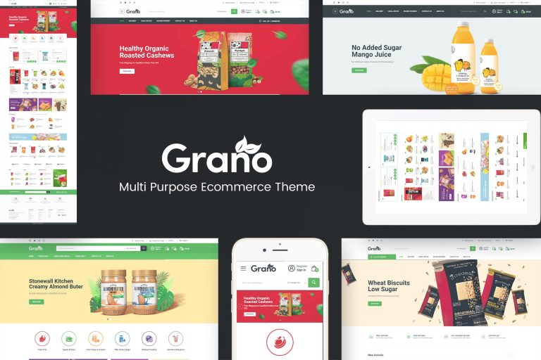 Grano – Organic & Food WordPress Theme