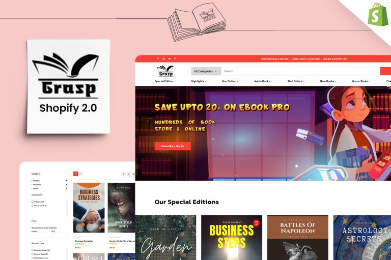Grasp – Shopify Book Store Theme