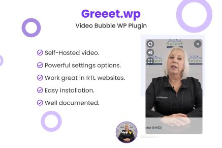 Greet - Video Bubble WordPress Plugin 1.4.5