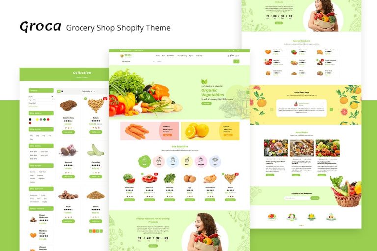 Groca – Grocery, Supermarket Shopify Theme