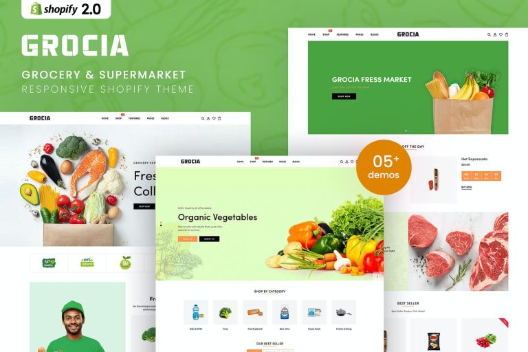 Grocia – Grocery & Supermarket Shopify Theme