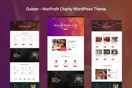 Guidan- NonProfit Charity 1.0 WordPress Theme