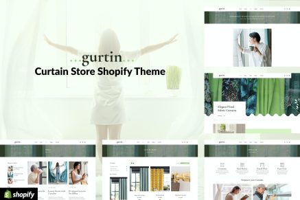 Gurtin - Windows Curtains & Blinds Store Shopify Theme