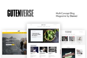 GutenVerse – Magazine and Blog Theme